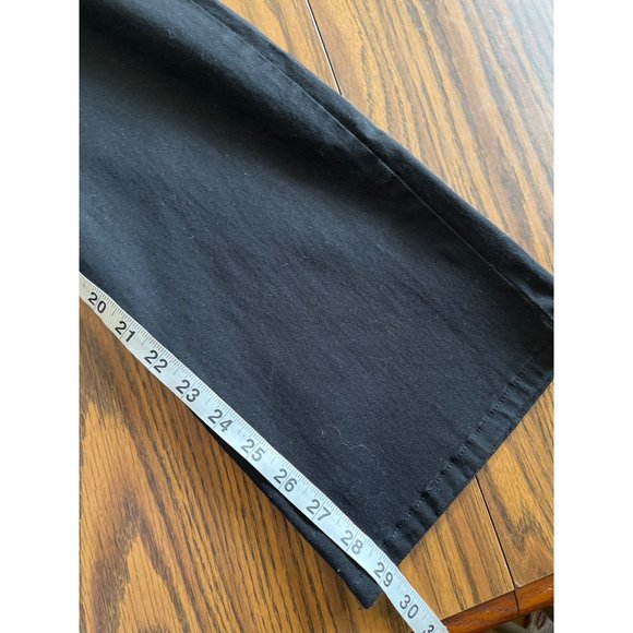 Jordache stretch woman’s black jeans boot cut bell bottom size 11/12 - Picture 8 of 9
